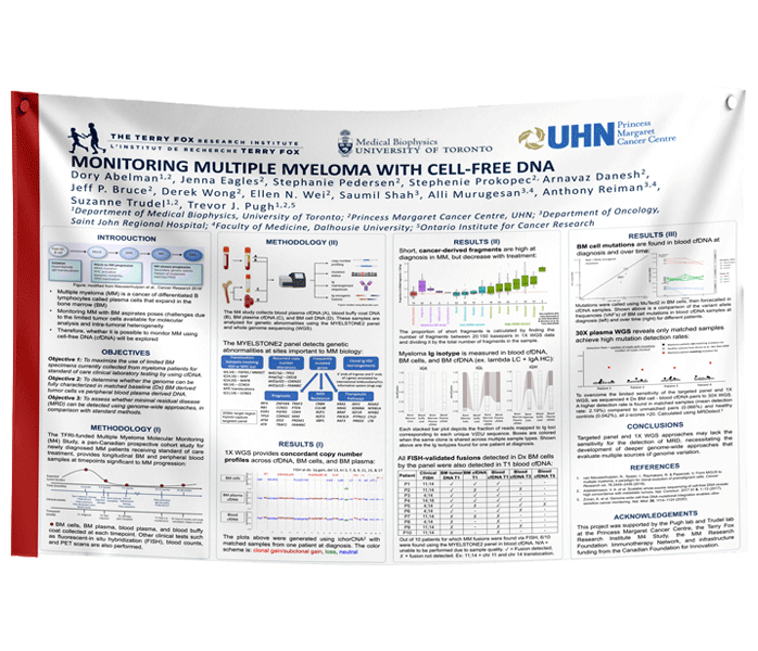Cheapest UHN (University Health Network) Fabric Research Poster $70 (36x48)